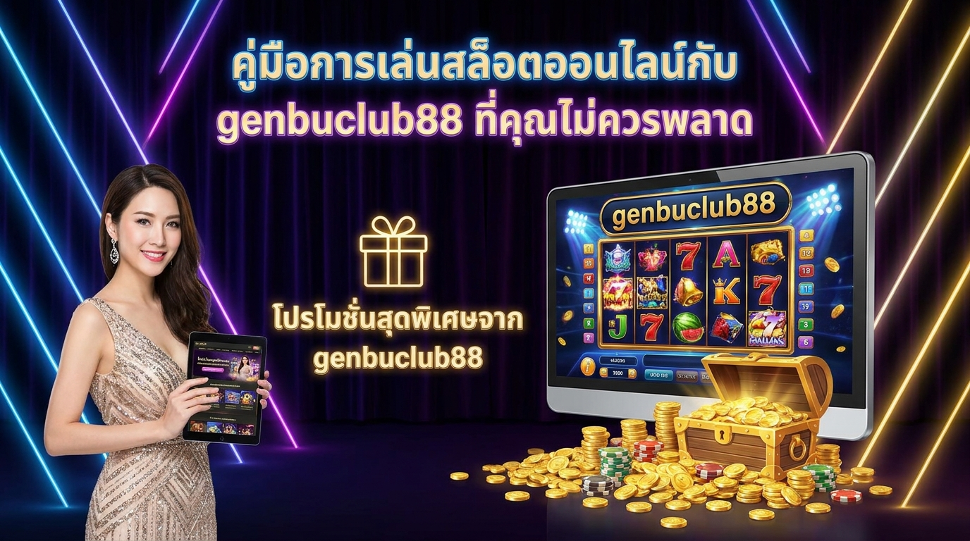 genbuclub88 จัดเต็มโปรโมชั่นสุดคุ้มแห่งปี รับโบนัสได้ทุกวัน เล่นสนุกได้ไม่มีสะดุด ต้องลองด้วยตัวคุณเอง
