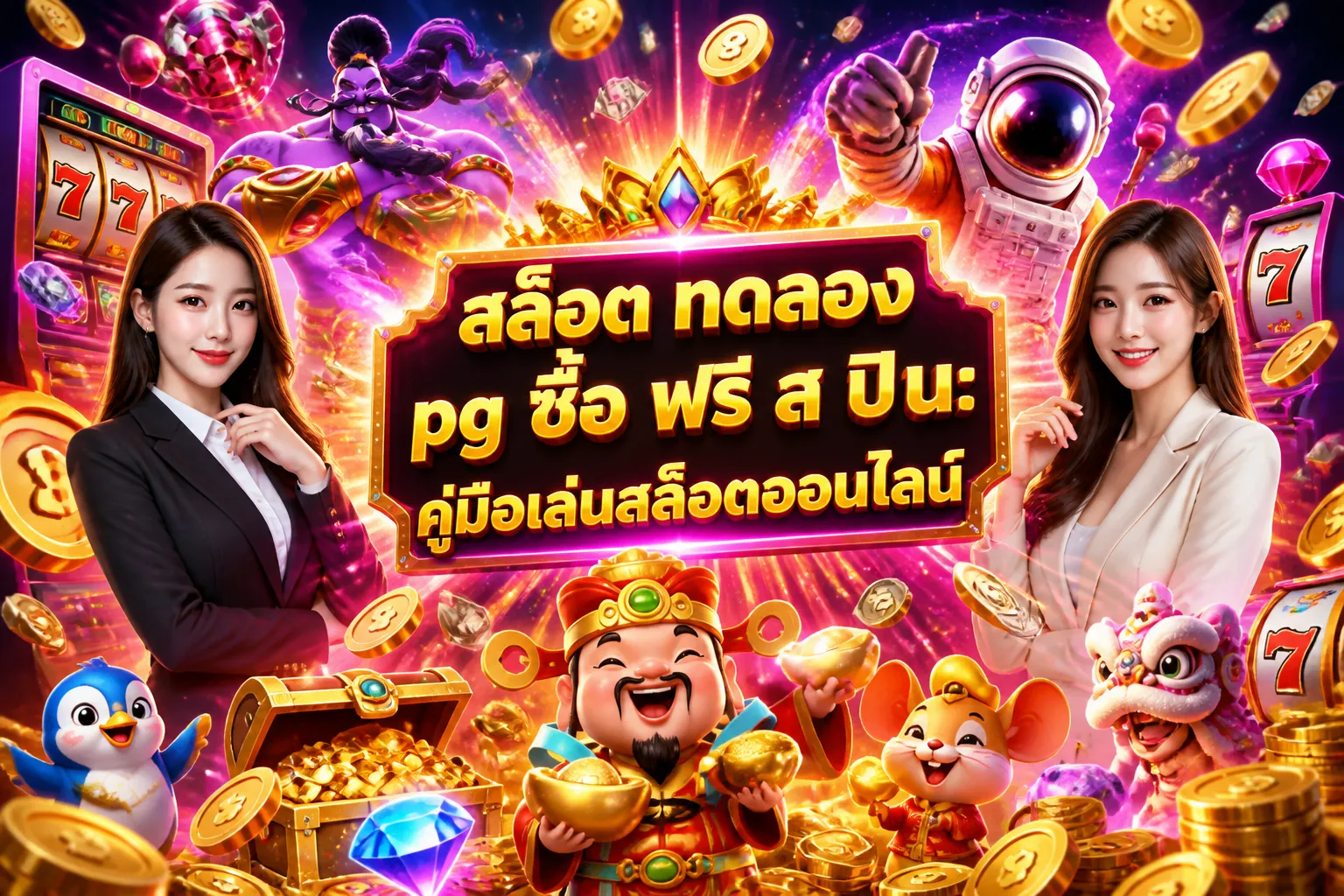 ภาพหน้าปกบทความ สล็อต ทดลอง pg ซื้อ ฟรี ส ปิ น: คู่มือเล่นสล็อตออนไลน์