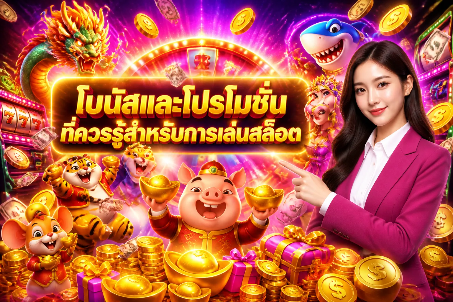 ภาพประกอบหัวข้อ โบนัสและโปรโมชั่นที่ควรรู้สำหรับการเล่นสล็อต