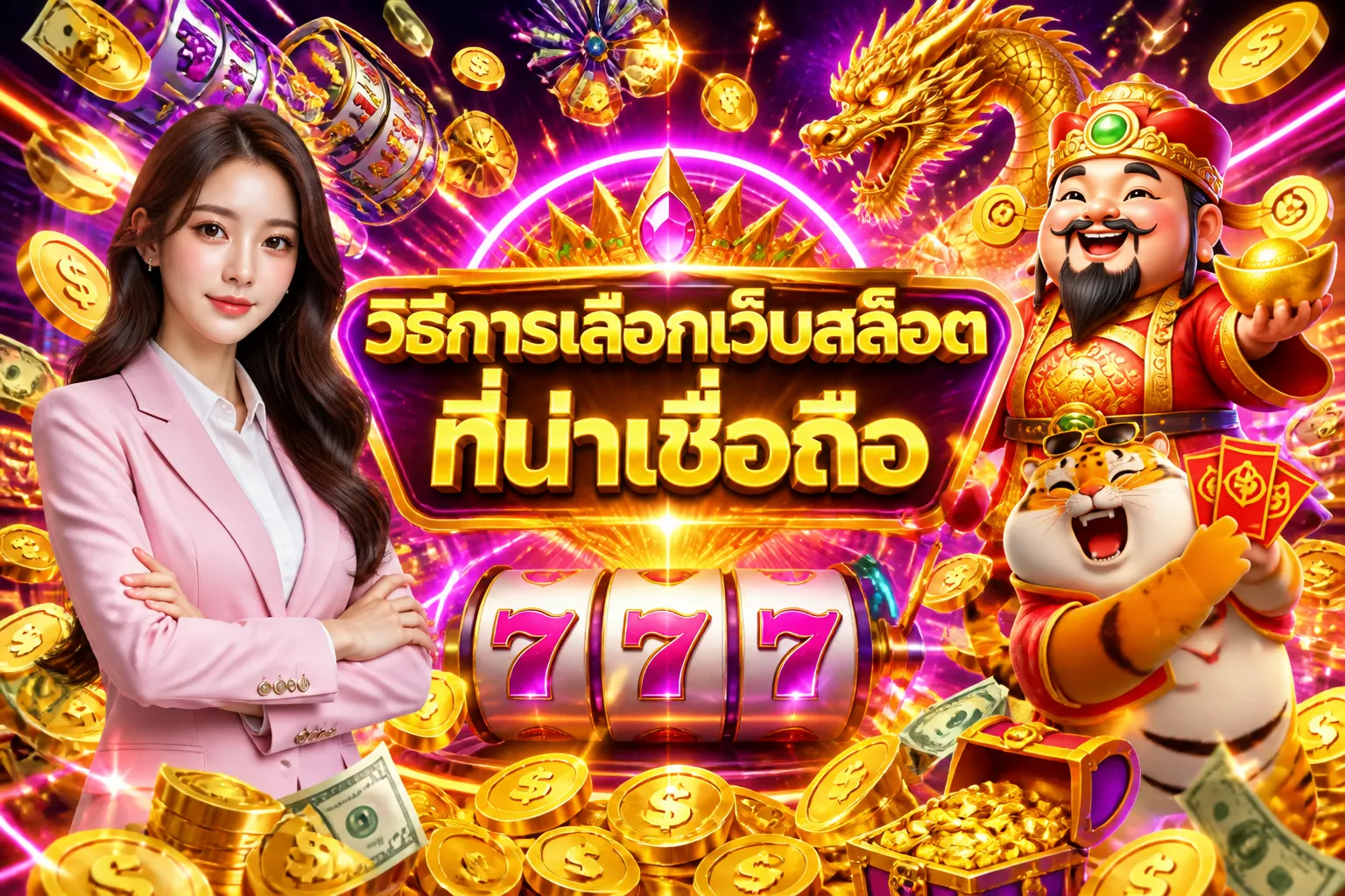 ภาพประกอบหัวข้อ วิธีการเลือกเว็บสล็อตที่น่าเชื่อถือ