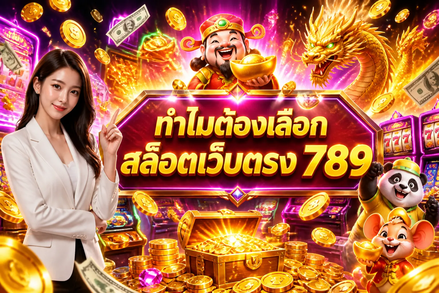 ภาพประกอบหัวข้อ ทำไมต้องเลือกสล็อตเว็บตรง 789
