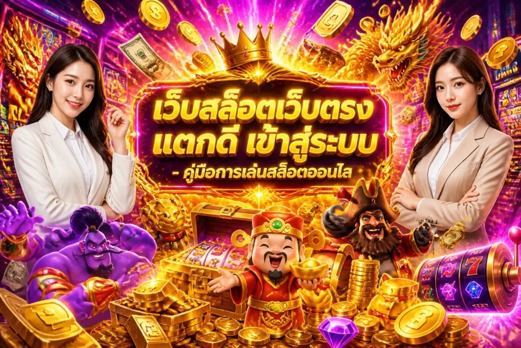 ภาพประกอบหัวข้อ เว็บสล็อตเว็บตรง แตกดี เข้าสู่ระบบ - คู่มือการเล่นสล็อตออนไล — เว็บสล็อตเว็บตรง แตกดี เข้าสู่ระบบ