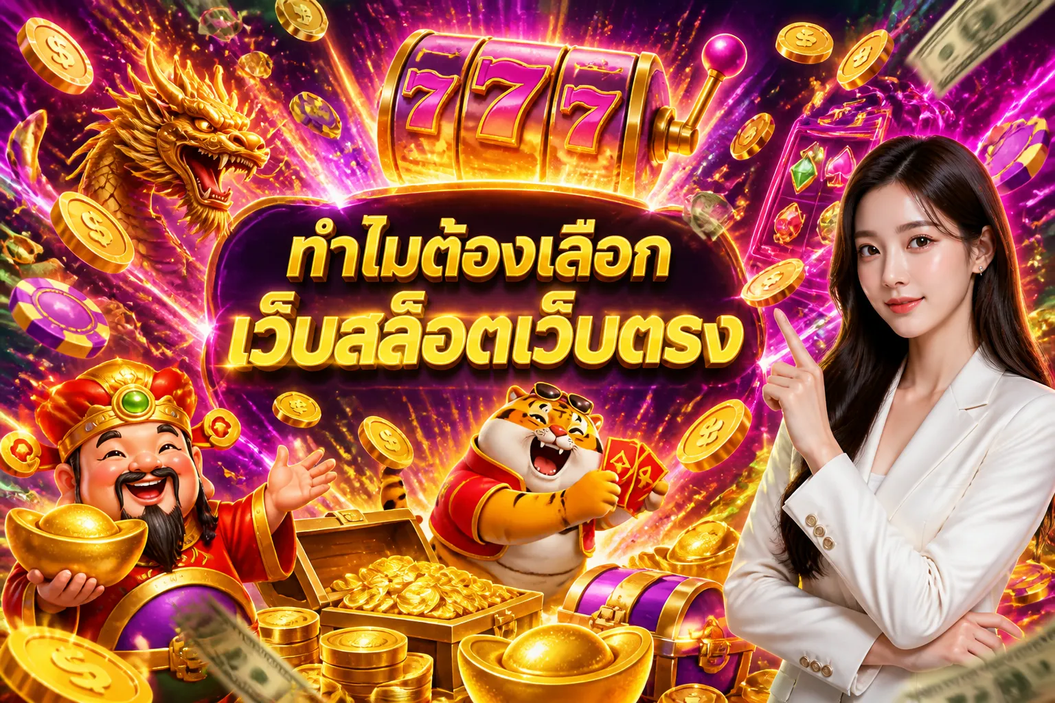 ภาพประกอบหัวข้อ ทำไมต้องเลือกเว็บสล็อตเว็บตรง